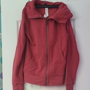 Lululemon Women's Red Zip-Up Jacket